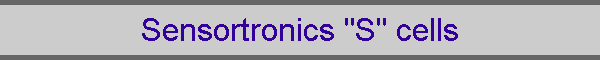 Sensortronics "S" cells