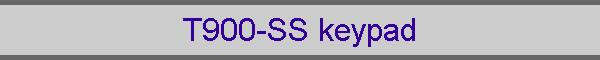 T900-SS keypad